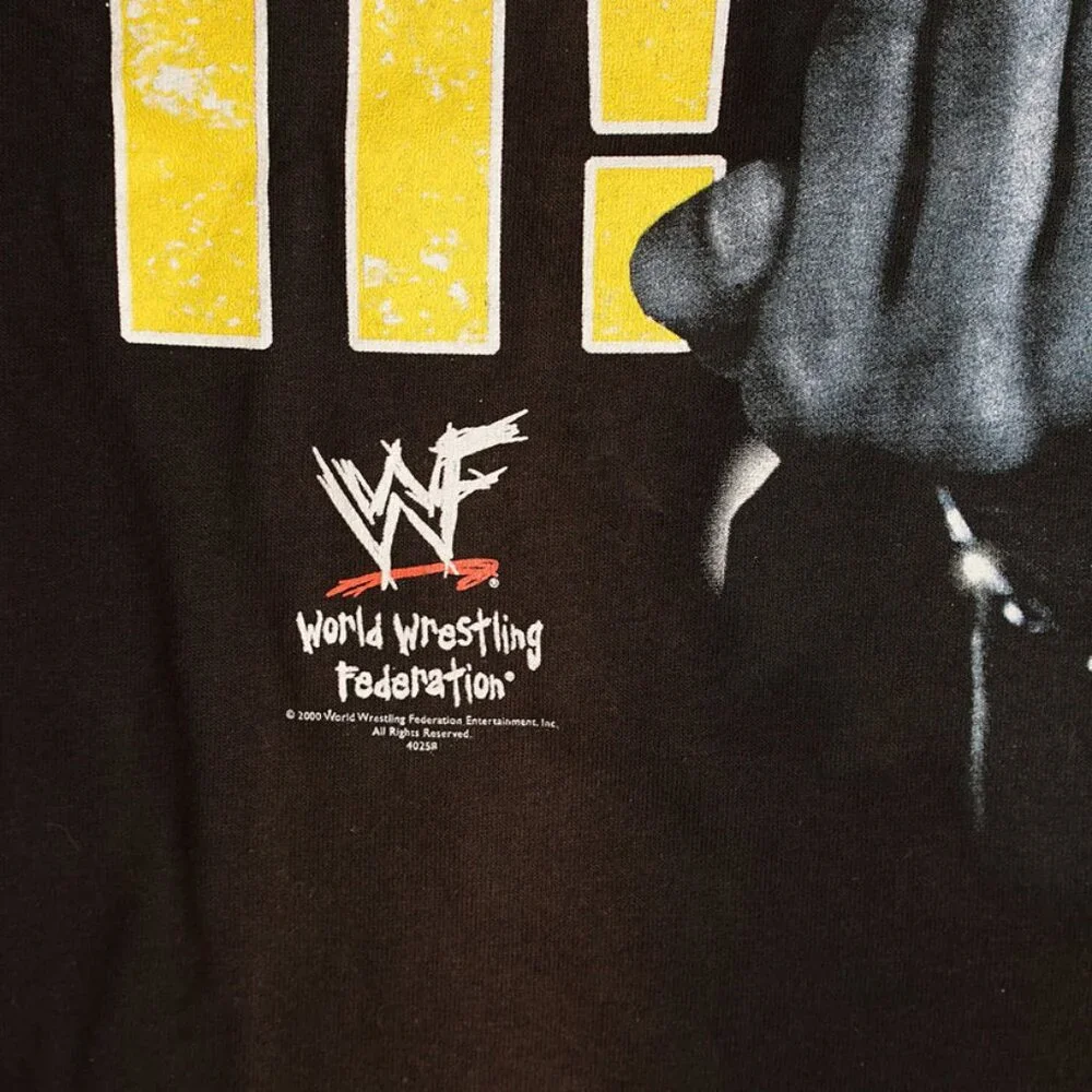 NWT Vintage 2000 The Rock WWF 'Just Bring It' T-Shirt